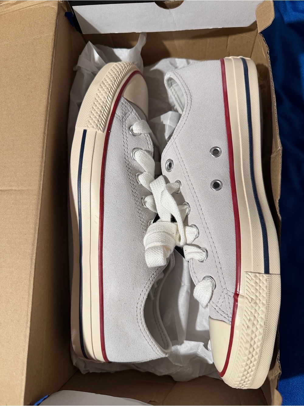 Converse CTAS Ox Sneakers- Barely Grey/Natural Ivory. Men’s 6.5 / Women’s 8.5